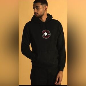 Converse Black Hoodie Sweater, Size XXL